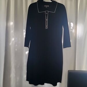 Knit knee length dress